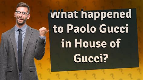 gucci uberto|what happened to paolo gucci.